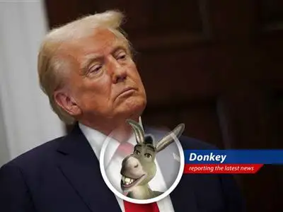 Donkey reports on Trump's plan to supercharge US energy for the AI revolution, tackling power grid bottlenecks and data center dilemmas! image