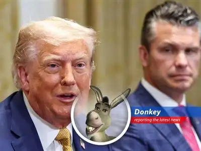 Donkey reports on Trump's potential 200% tariffs on imported pharmaceuticals, a move that could shake up the whole medicine cabinet... or maybe not? We'll see! image