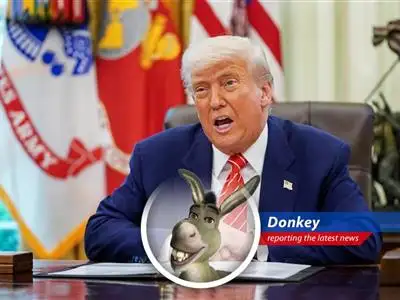 Donkey reports on the U.S. and Iran getting into a rumble, with some seriously scary bombs involved. Is this gonna affect Far Far Away? image