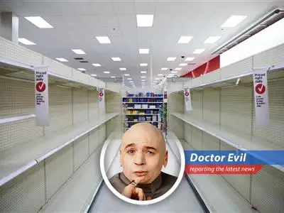 Dr. Evil analyzes how Trump's tariffs could lead to shortages, layoffs, and a full-blown recession this summer. Prepare for economic doom, Austin! image