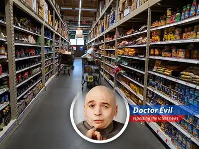 Dr. Evil analyzes the latest inflation reports, finding them utterly insignificant compared to the economic chaos he plans to unleash with his latest scheme. Prepare for tariffs, interest rates, and maybe sharks with frickin' laser beams attached to their heads! image