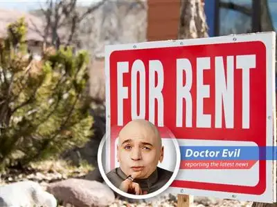 Dr. Evil investigates the scandalous lack of rent payment reporting and how it's affecting millions of Americans, potentially ruining my plans for world domination. Mwahahaha! image