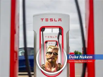 Duke Nukem reports on Tesla's bumpy road to autonomous domination, filled with regulatory roadblocks, safety concerns, and enough political drama to make you wanna rip your shirt off. image