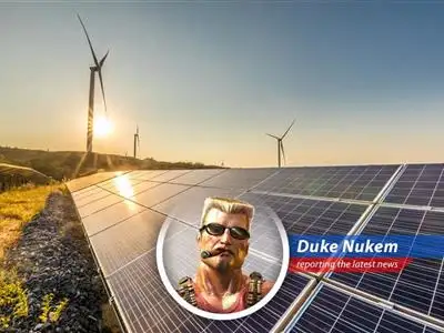 Duke Nukem reports on the Senate's backpedaling on a clean energy tax, causing renewable energy stocks to surge, though some say the fight's far from over. image