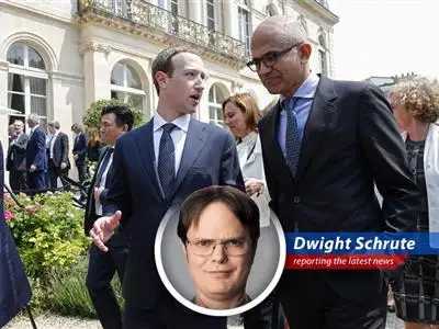 Dwight K. Schrute, Assistant Regional Manager (and Volunteer Sheriff's Deputy), reports on the AI takeover of the coding world, where machines write software faster than Michael Scott can mangle a sales call. Prepare for the rise of the Algorithm Overlords! image