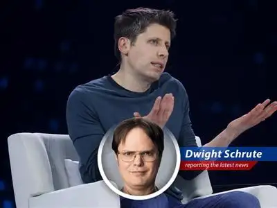 Dwight K. Schrute reports on the ongoing trademark dispute between OpenAI and hardware startup Iyo, featuring accusations, removed blog posts, and email screenshots. Prepare for a beet-flavored legal battle! image
