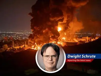 Dwight Schrute reports on how Trump's firm stance against Iran has sent oil prices soaring, while experts downplay the potential for major disruption. Is the world ready for beet-powered vehicles? image