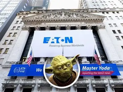 Eaton's first quarter shines bright with solid earnings, but tariffs and AI model shifts raise questions, like a disturbance in the Force. image