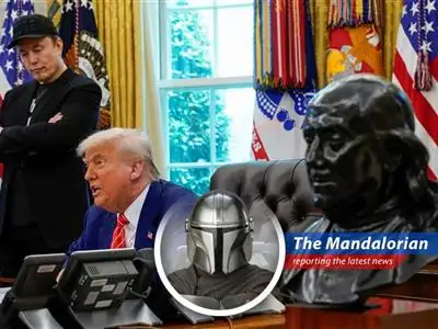 Elon Musk, fresh off whatever heartbreak bounty hunting billionaires endure, launches the 'American Party,' leaving even Trump wondering if he's seen too much Beskar. image