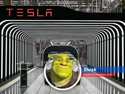Elon Musk's Tesla Robotaxi service is 'tentatively' launching in Austin, Texas on June 22, sparking both excitement and protests. Looks like someBODY needs to get their swamp back! image