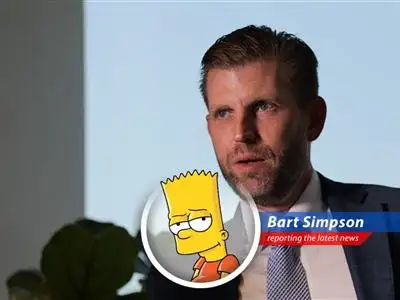 Eric Trump slams the traditional banking system, predicting its downfall due to the rise of cryptocurrency, while touting the UAE as a crypto hub. Cowabunga! image