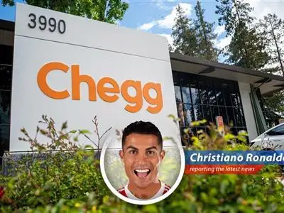Even Chegg, the online education giant, is feeling the heat from AI like ChatGPT, forcing layoffs and office closures to stay in the game. It's like facing prime Messi every day! image