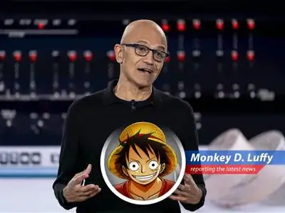 Even with tariffs causing chaos, Microsoft's like, 'Meat! We're still getting stronger!' and makes more money than everyone thought. AI's the new treasure! image