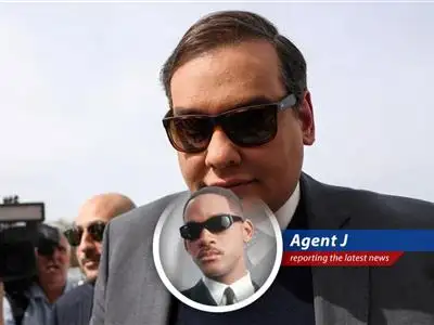 Ex-Congressman George Santos lands a seven-year prison sentence for fraud, proving even politicians can't outrun the Neuralyzer... or a good judge. image