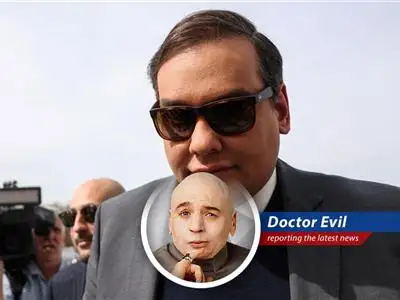 Ex-Congressman George Santos, the master of fibs, gets sentenced to over seven years for fraud. It's almost enough to make me, Doctor Evil, shed a single, perfectly sinister tear of joy. Almost. image