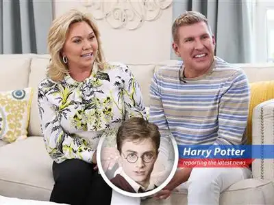 Ex-President Trump hints at a pardon for reality TV stars Todd and Julie Chrisley, convicted of fraud, proving that sometimes, the Ministry of Magic... I mean, Justice, works in mysterious ways. image