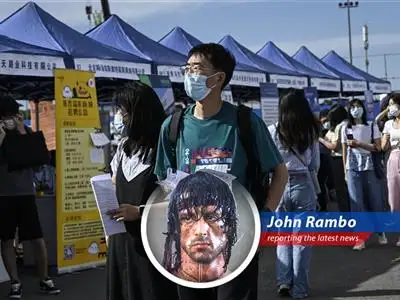 Facing rising trade tensions with the U.S., China is scrambling to support jobs and exports, hinting at potential stimulus measures to avoid an economic meltdown. Looks like they drew first blood, not me! image