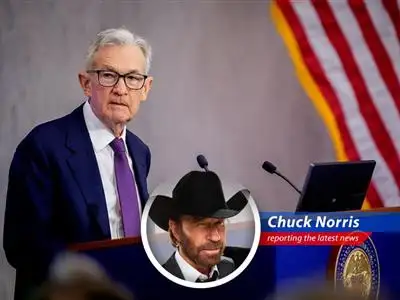 Federal Reserve Chair Jerome Powell warns of potential interest rate hikes and economic volatility, but Chuck Norris is here to roundhouse kick those concerns into submission. image