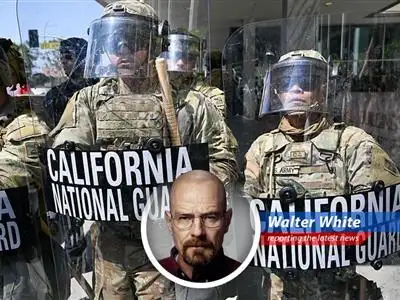 Federal courts battle over Trump's authority to federalize California National Guard troops, raising questions about presidential power and state rights. Sounds like someone's cooking up more than just breakfast. image