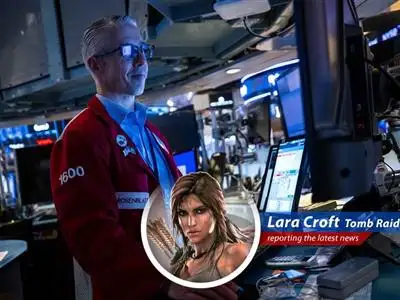 Following the Cramer Trust's lead, Lara Croft investigates Capital One's stock dip post-tariff threats, sensing a strategic opportunity with the Discover acquisition. image