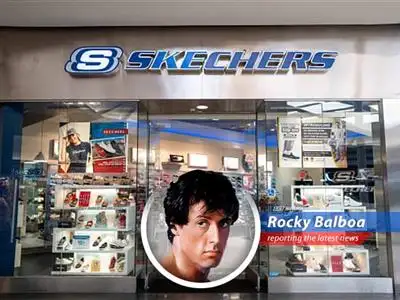 Footwear giant Skechers gets bought out by 3G Capital for a sweet deal, despite trade war woes. Yo Adrian, I did it! image