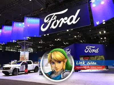 Ford faces uncertain 2025 projections amidst Trump's tariffs, leaving investors more nervous than a Cucco in a thunderstorm. image