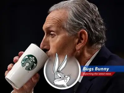 Former CEO Howard Schultz does a 'cartwheel' over current CEO Brian Niccol's strategy to revitalize the coffee giant, proving that sometimes, going back to your roots is the wabbit's best trick! image
