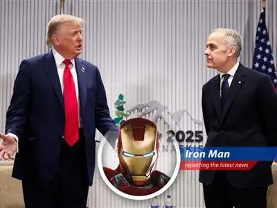 Former President Trump halts trade talks with Canada over digital services tax, threatening tariffs and a potential economic cold war. I, Iron Man, weigh in with my unique brand of genius, billionaire, playboy, philanthropist analysis. image