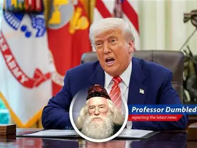 Former President Trump's recent address follows US strikes on Iranian nuclear facilities, plunging the nation into potential conflict. A perspective from a wise old wizard. image