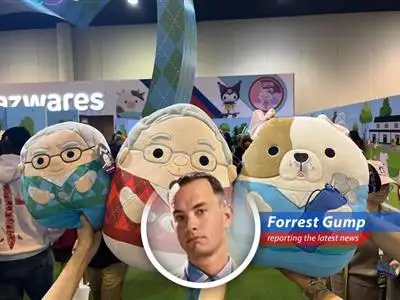 Forrest Gump reports from the Berkshire Hathaway annual meeting, where shareholders shopped 'til they dropped on everything from Warren Buffett plushies to private jet experiences. And that's all I have to say about that. image