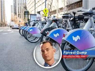 Forrest Gump reports on Goldman Sachs saying Lyft is like a box of chocolates – you never know what you're gonna get, but they think it's gonna be good! image