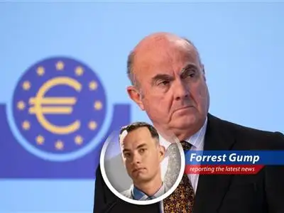 Forrest Gump reports on how the European Central Bank is scratching its head over whether US assets are now like a box of chocolates – you never know what you're gonna get – thanks to all them tariffs. image