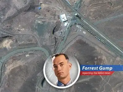 Forrest Gump reports on satellite images revealing activity at Iran's Fordo nuclear facility before some ruckus happened, leaving everyone scratchin' their heads. image