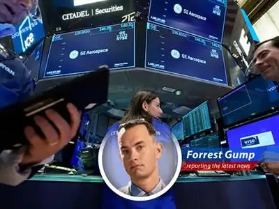 Forrest Gump reports on the latest stock market ups and downs, from GE Aerospace's earnings to Hertz's wild ride and everything in between. image