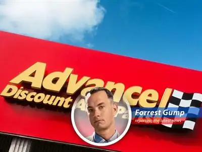 Forrest Gump reports on the stock market's wild ride, where auto parts soar, solar panels sink, and everyone's just trying to figure out what Jenny would do. image