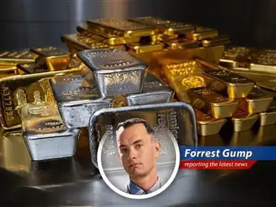 Forrest Gump reports on why some folks think investing in things like gold and silver might be better than lending money to the government right now, especially with all that debt floating around. image