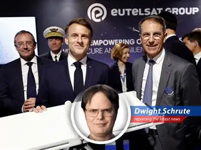 France throws Schrute Bucks (Euros) at Eutelsat to create a European Starlink alternative, but can they compete with Elon Musk's space dominance? image