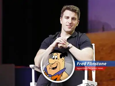 Fred Flinstone reports on Airbnb's slightly disappointing revenue forecast despite overall growth, and hints at exciting new app updates. Looks like even modern stone-age companies got the blues sometimes! image
