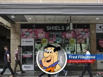 Fred Flinstone reports on Australia's first-quarter inflation, a bit higher than expected, but still cooling down, with a side of election news. Looks like things are about to get rocky, literally! image