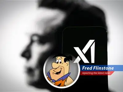 Fred Flinstone reports on Elon Musk's xAI shellin' out clams for Telegram to get its smarty-pants Grok AI, makin' it a better rock communicator than even yours truly! image