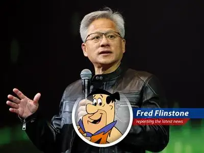 Fred Flinstone reports on how US chip export controls are backfiring like a Dino crane operator, potentially handing the future to China! image