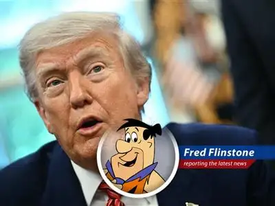 Fred Flinstone reports on the wild ride of tariffs, court fights, and what it all means for Bedrock's bottom line... Yabba Dabba Doo! image