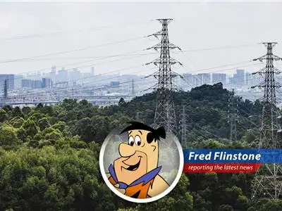 Fred Flinstone reports on why your Bedrock home's electric bill is about to give you a Yabba Dabba Doo-zy of a shock! image