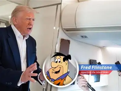 Fred Flintstone reports on the President's surprising take on tariffs and toy availability, suggesting maybe we all need fewer things... Yabba Dabba Doo?! image