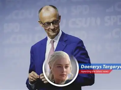 Friedrich Merz, seemingly not a dragon rider, falls short in his bid for the German Chancellery. The game continues. image