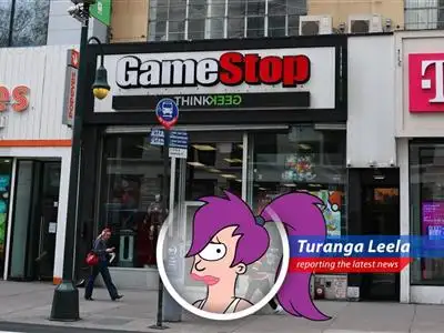 GameStop dives into Bitcoin and trading cards, leaving Wall Street scratching their heads like a three-eyed mutant trying to solve a Rubik's Cube. image