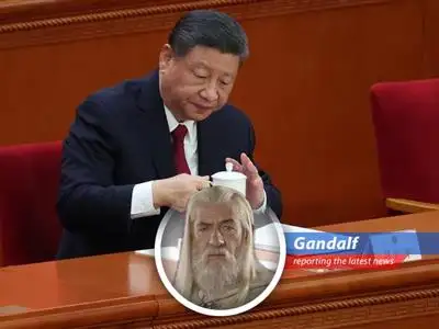 Gandalf the Grey reports on China's economic strategies amidst escalating trade tensions and ambitious growth targets, offering a humorous and insightful perspective on their quest for balance. image