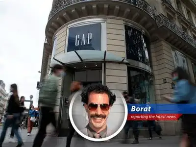 Gap Inc. grapples with potential tariff impacts while exceeding earnings expectations, Borat analyzes the situation with a keen eye for fashion and potential cultural learnings. image