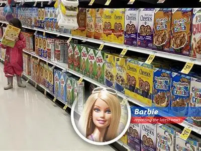 General Mills faces profit challenges due to weak demand and economic uncertainty, but Barbie's here to add a dash of sparkle and see if we can find a way to fix this problem! image