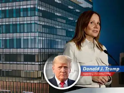 General Motors adjusts 2025 earnings forecast due to Trump's auto tariffs, but don't worry, folks, we're still winning! image